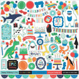Echo Park It's Your Birthday Boy Element Sticker Sheet