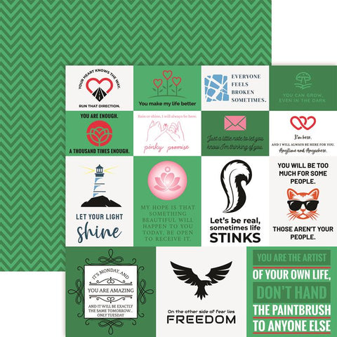 Reminisce You Matter Let Your Light Shine Patterned Paper