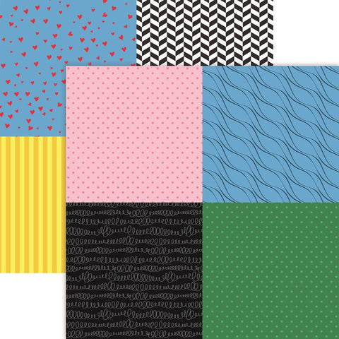 Reminisce You Matter You Matter Quadrants Patterned Paper