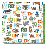 Photoplay Paper A Day At The Zoo ABCs Patterned Paper