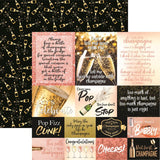 Reminisce Cheers Bubbly Celebration Patterned Paper