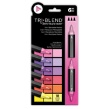 Spectrum Noir TriBlend Markers 6 pc Set - Floral Blends