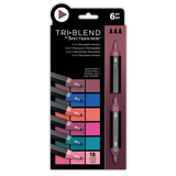 Spectrum Noir TriBlend Markers 6 pc Set - Jewel Shades