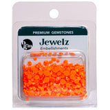Buttons Galore Jewelz Rhinestone Embellishments - Mid Orange