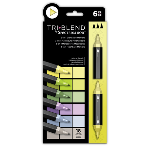 Spectrum Noir TriBlend Markers 6 pc Set - Natural Blends