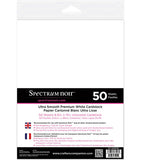 Spectrum Noir 8.5x11 Ultra Smooth Premium White Cardstock - 50 Sheets