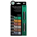 Spectrum Noir TriBlend Markers 6 pc Set - Woodland Shades